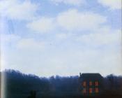 骑马者与风景 - 雷内·马格里特